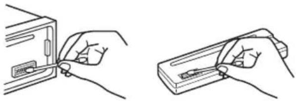 SONY CDXGT574UI - Aansluitingen schoonmaken - 1