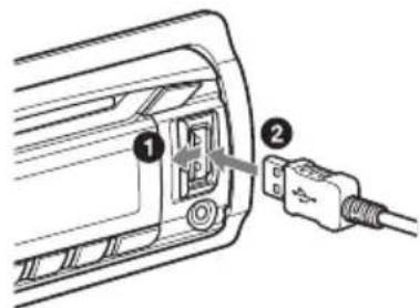SONY CDXGT574UI - Wiedergabe mit einem USB-Gerät - 1
