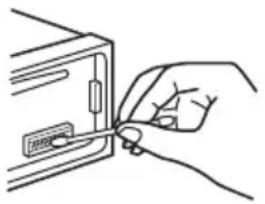 SONY CDXGT574UI - Cleaning the connectors - 1