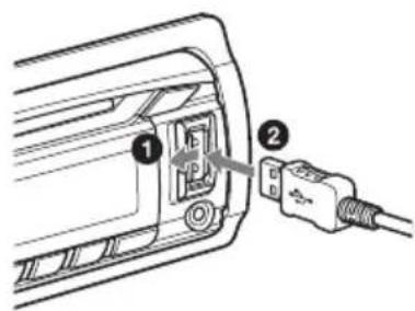 SONY CDXGT574UI - Riproduzione del contenuto di un dispositivo USB - 1