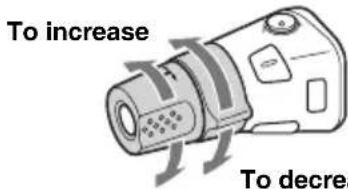 SONY CDXGT215C - Changing the operative direction - 1