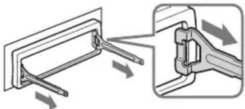 SONY CDXGT215C - Entfernen Sie die Schutzumrandung. - 1