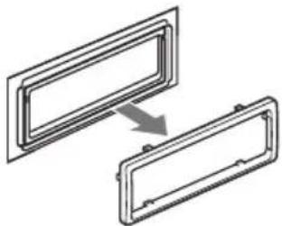 SONY CDXGT215C - Entfernen Sie die Schutzumrandung. - 2