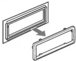 SONY CDXGT215C - Remove the protection collar. - 2