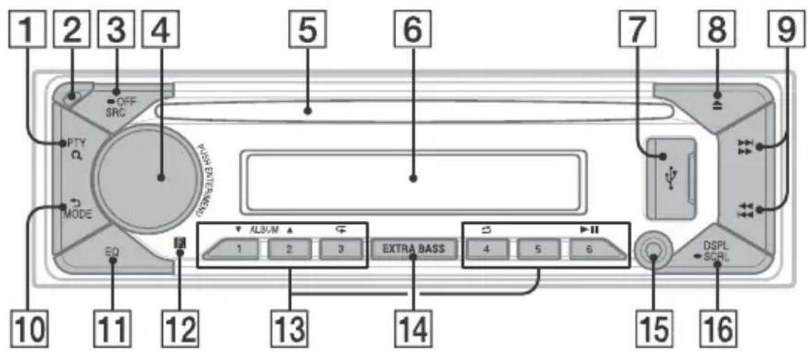 SONY CDXG3300UV - Main unit - 1