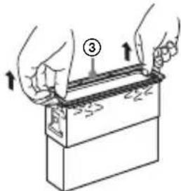 SONY CDXG3300UV - Removing the protection collar and the bracket - 1