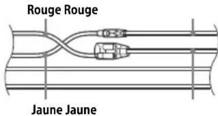 SONY CDXG3300UV - Quand les positions des câbles rouge et jaune sont inversées - 1