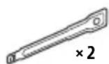 SONY CDXG3300UV - Parts List for Installation - 2