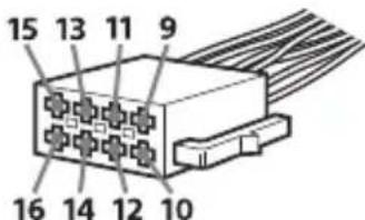 SONY CDXG3300UV - Schéma de raccordement électrique - 1