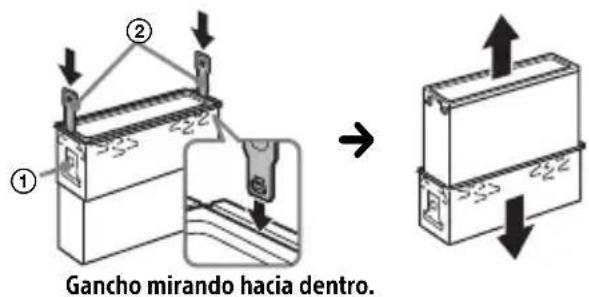 SONY CDXG3300UV - Desmontaje de la abrazadora de proteccion y el soporte - 2