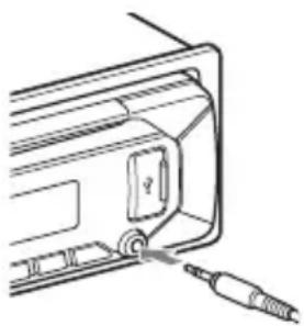 SONY CDXG3300UV - AnschlieBen eines anderen tragbaren Audiogeräts - 1