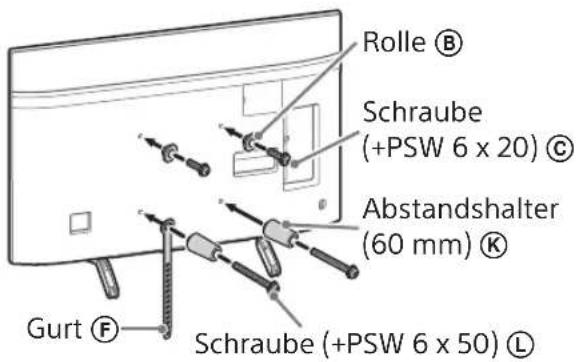 SONY Bravia KD75XG8505 - Standardanbringung (2-a) - 1