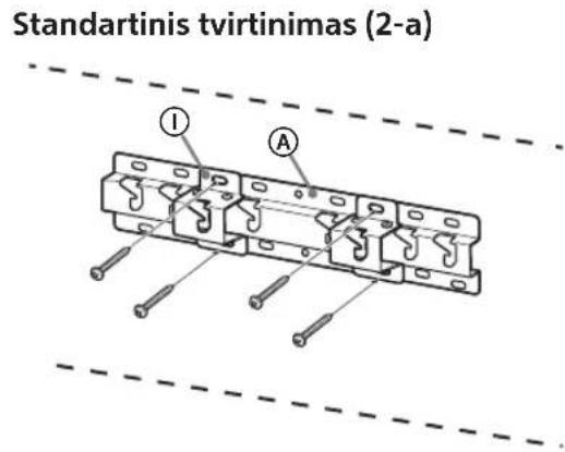 SONY Bravia KDL50WG663 - Pagrindo montavimas priesenos - 1