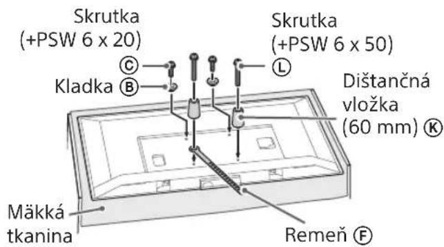 SONY Bravia KDL50WG663 - Priprava na montáž TV prijímača - 1