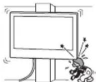 SONY Bravia KDL50WG663 - He MoHTnpaIte KOH3OJaTa 3a MOHTaJx Ha CTeHa Ha CTeHHN IOBbpxHOCTn, KbDeTo bTlnte NIn CTpaHnTe Ha TeJeBn3Opa ce N3DaBaT HaCTpaHn OT NOBbpxHOCTTa Ha CTeHaTa. - 1