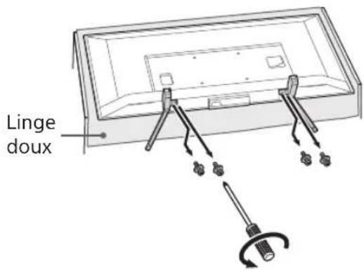 SONY Bravia KDL50WG663 - Préparation à l'installation du téléviseur - 1