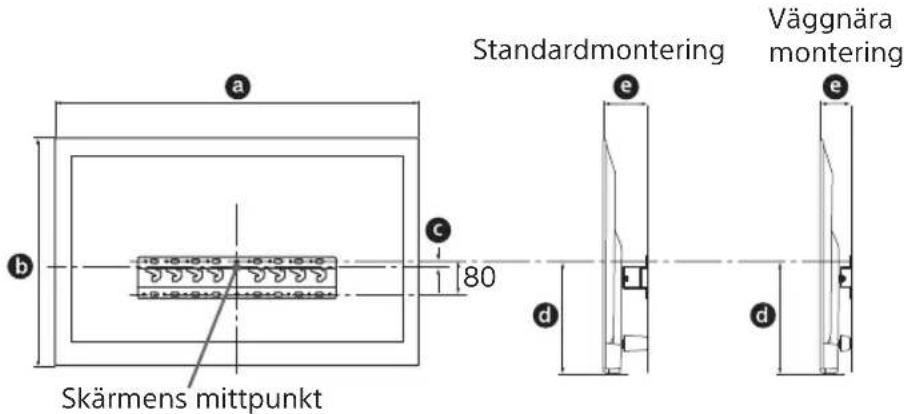 SONY Bravia KDL50WG663 - Valj installationsplats. - 1