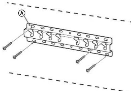 SONY Bravia KDL50WG663 - Installing the Base on the wall - 2