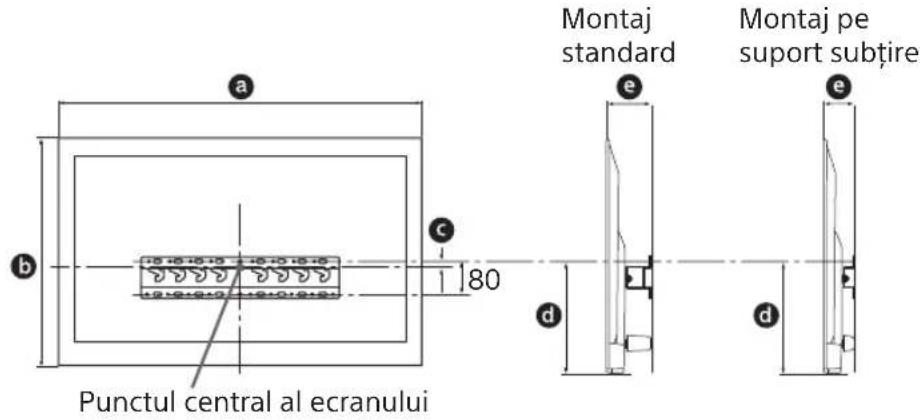 SONY Bravia KDL50WG663 - Stabiliti locaia de instalare. - 1