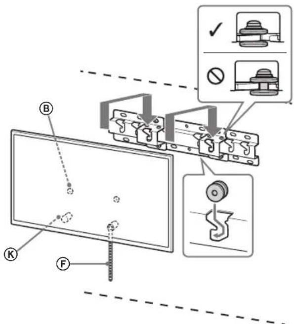 SONY Bravia KDL50WG663 - Asenna televisio jalustaan tai jalustan sovittimeen. - 1