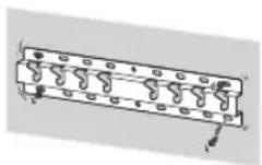 SONY Bravia KDL50WG663 - Be sure to install the Wall-Mount Bracket securely to the wall following the instructions in this instruction manual. - 1