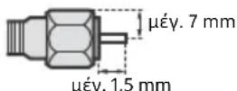 SONY Bravia KDL55W955B - Σύσταση για το βύσμα τύπου F - 1