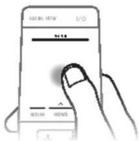 SONY Bravia KDL55W955B - Anzeigen der Touchpad-Bedienführung - 1