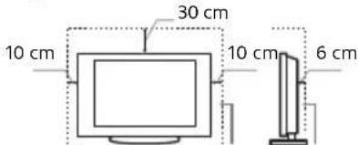 SONY Bravia KDL55W955B - Aufstellung auf dem Standfuß - 1