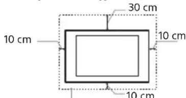SONY Bravia KDL55W955B - Εγκατάσταση στον τοίχο - 1