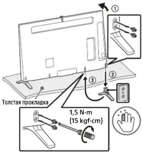 SONY Bravia KDL55W955B - Сборка настольной подставки (альтернатива) - 2