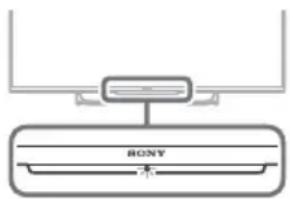 SONY Bravia KDL43W808C - L'affichage LED est allumé. - 1