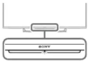 SONY Bravia KDL43W808C - Belysnings-LED'en er taendt. - 1