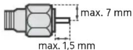 SONY Bravia KDL43W808C - Empfehlung für Stecker des F-Types - 1