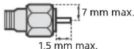 SONY Bravia KDL43W808C - Recommendation of F-type plug - 1
