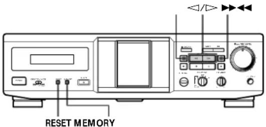 SONY TCKE240 - Localisation d'une plage (Multi-AMS/Lecture automatique/Lecture memorisée) - 1