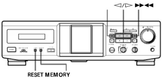 SONY TCKE240 - Locating a Track (Multi-AMS/ Auto Play/Memory Play) - 1