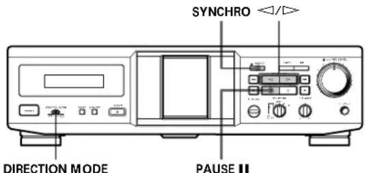 SONY TCKE240 - Enregistrement synchronisé d'un CD par un cordon de commande A1II - 1