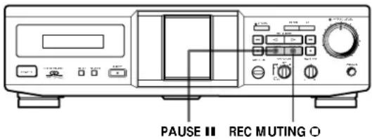 SONY TCKE240 - Inserting a Blank Space During Recording (Record Muting) - 1