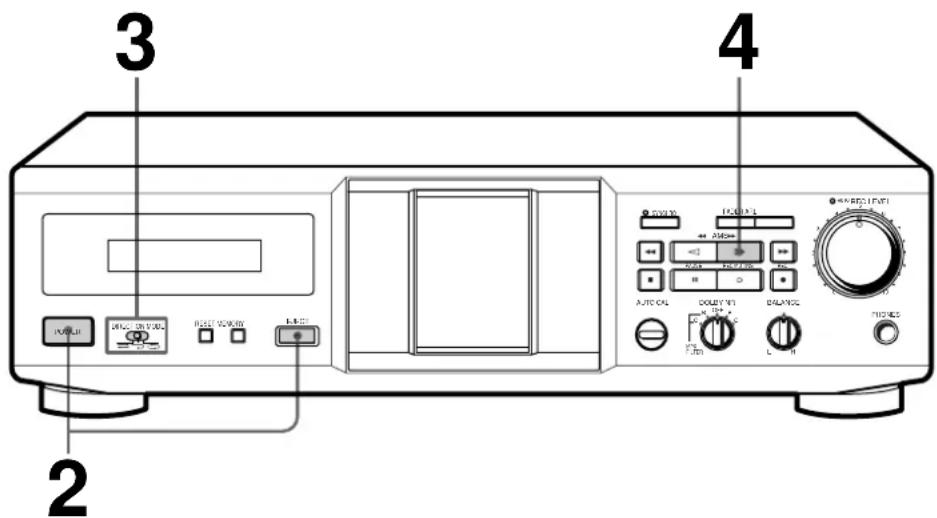 SONY TCKE240 - Lecture d'une cassette - 1