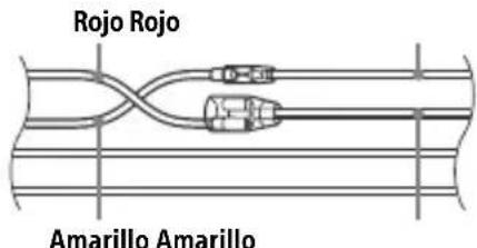 SONY MEXN4300BT - Posiciones de los cables rojo yamarillo invertidas - 1