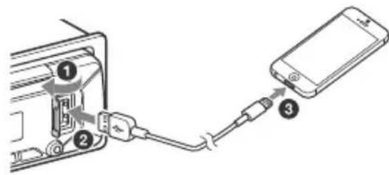 SONY MEXN4300BT - Connessione con un iPhone/iPod (associazione BLUETOOTH automatica) - 1