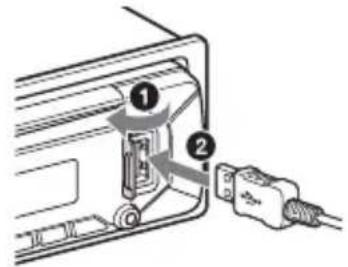 SONY MEXN4300BT - Conexión de un dispositivo USB - 1