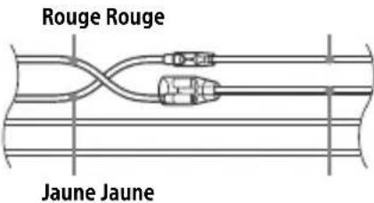 SONY MEXN4300BT - Quand les positions des cables rouge et jaune sont inversées - 1