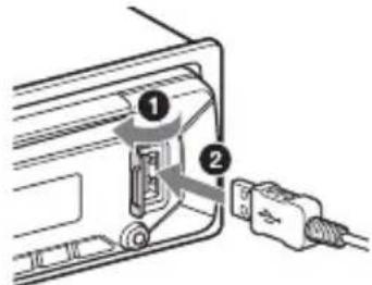 SONY MEXN4300BT - Connexion d'un périphérique USB - 1