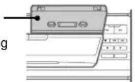 SONY LBTXG60 - Loading a tape - 1