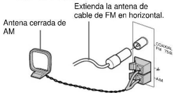 SONY LBTXG60 - Conecte las antenas de FM/AM. - 3