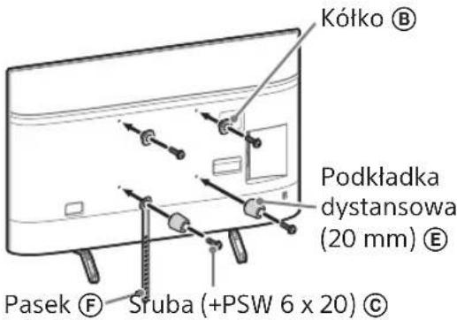 Diagram illustrating a mechanical repair or cleaning procedure with workers installing components and a warning sign indicating hazard.