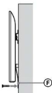 SONY Bravia KD65XG8196 - Prevenirea alunecarii partii de jos a televizorului. - 2