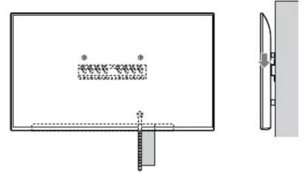 SONY Bravia KD65XG8196 - Televizyonu Taban veya Taban Adaptoru uzerine monte edin. - 5