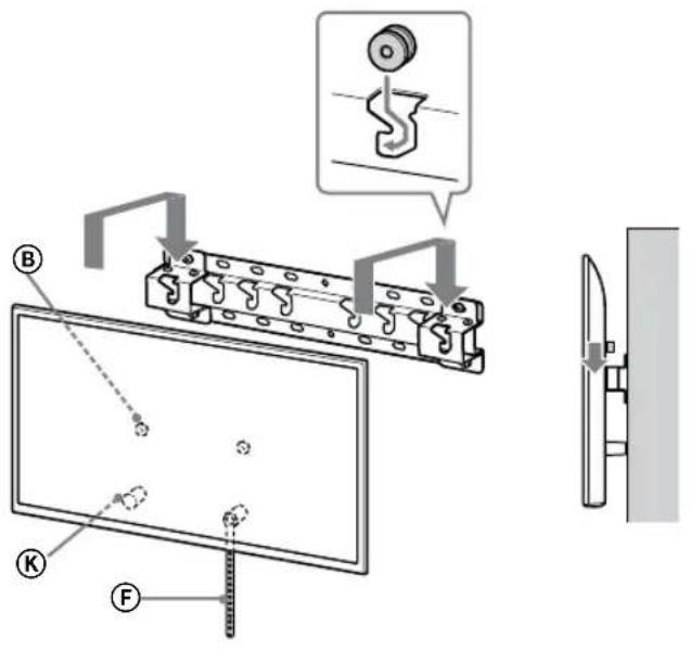 SONY Bravia KD65XG8196 - Instalujte televizor na zakladnu nebo adaptorzakladny. - 2